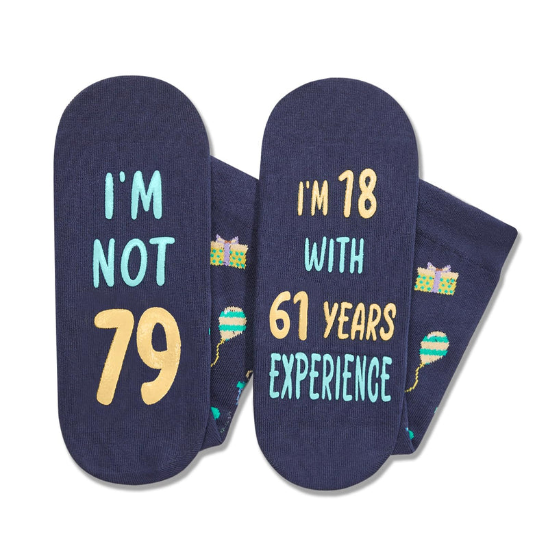 79th Birthday Gifts for Men - Socks for 79 Year Old Woman, 79 Birthday Gifts for 79 Year Old Elderly Man