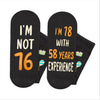 76th Years Old Birthday Gifts for Men - Socks for 76 Year Olds, Gift Ideas for 76 Year Old Man Woman, 76th Birthday Socks