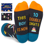 10th Birthday Gifts Ideas for Girls - Socks for 10 Year Old Tween Girls Boys, Present for 10 Year Olds