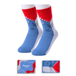 Animal Lover Gifts for Boys Girls - Funny Socks Kids, Novelty Shark Socks 10-12 Years