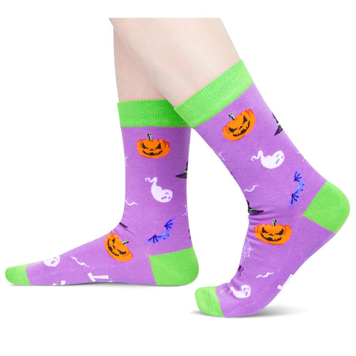 Halloween Gifts Women Men Pumpkin Socks - Halloween Socks Pumpkin Spooky Socks, Trick Or Treat