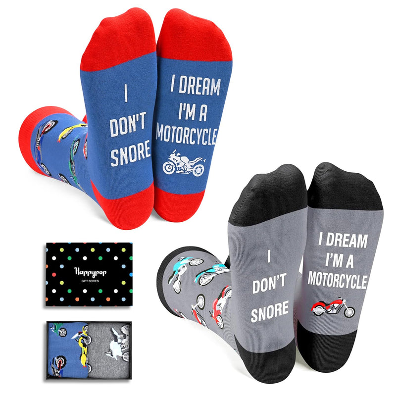 Funny Motorcycle Gifts For Men Women; Gifts For Dirt Bike Riders Lovers, Motorcross Gifts Unique, Motorcycle Socks Dirt Bike Socks Stocking Stuffer