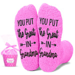 HAPPYPOP Gifts For Grandma Grandmother Nana - Grandma Birthday Gifts For Nana, Grandma Nana Gifts From Grandkids Grandchildren, Mothers Day Gifts Socks