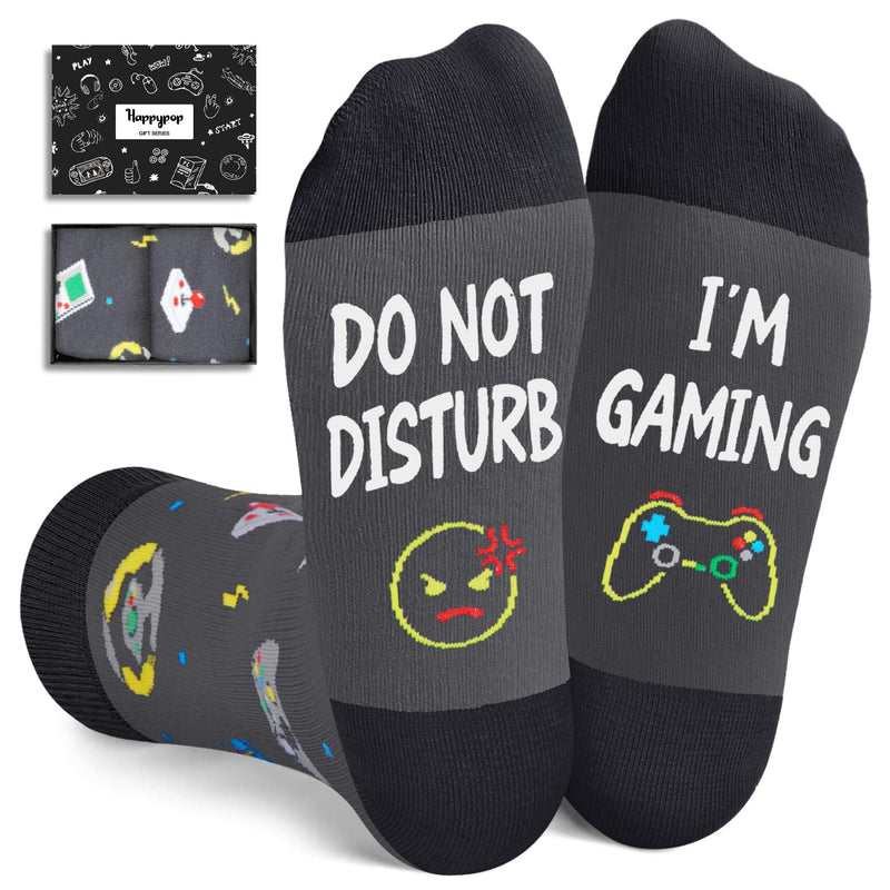 Gamer Gifts with Greeting Card for Teens Boys - Video Game Gifts, Gaming Socks for Adult, Kids 10-12 Years