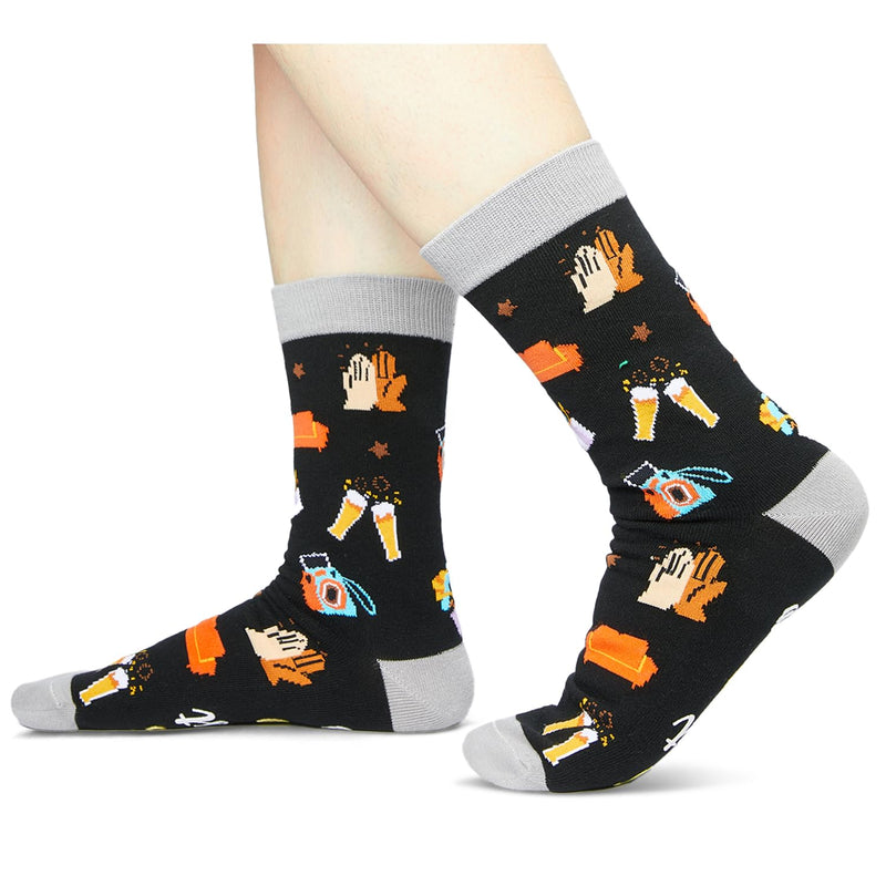 HAPPYPOP Friend Gifts Idea Socks For Men - Friendship Gifts for Men Women, Gifts for Friends, Friendship Gifts Socks, Friend Socks With Greeting Card