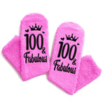 100th Birthday Gifts ideas for Women - Socks for 100 Year Old Elderly Lady, Best Gifts for Women in Their 100s