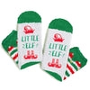 HAPPYPOP Fuzzy Christmas Socks - Christmas Gifts Stocking Socks for Boys Girls, Fuzzy Little Elf Stocking 7-9 Years Kids