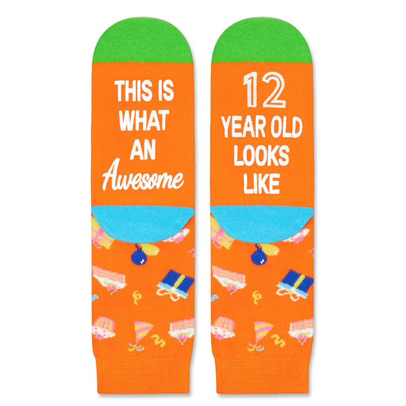 12 Yr Old Gift Ideas, Gift Ideas for 12 Year Old Preteen Girl Boy, 12th Birthday Presents Socks for 12 Year Old Tween Girls Boys