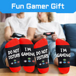 Gamer Gifts Teen Boys Men - Video Game Gifts, Gaming Socks Ideas, Gaming Socks for Adult, Kids 7-9 Years