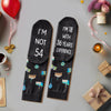 54th Years Old Birthday Gifts for Men - Socks for 54 Year Olds, Gift Ideas for 54 Year Old Man Woman, 54th Birthday Gifts