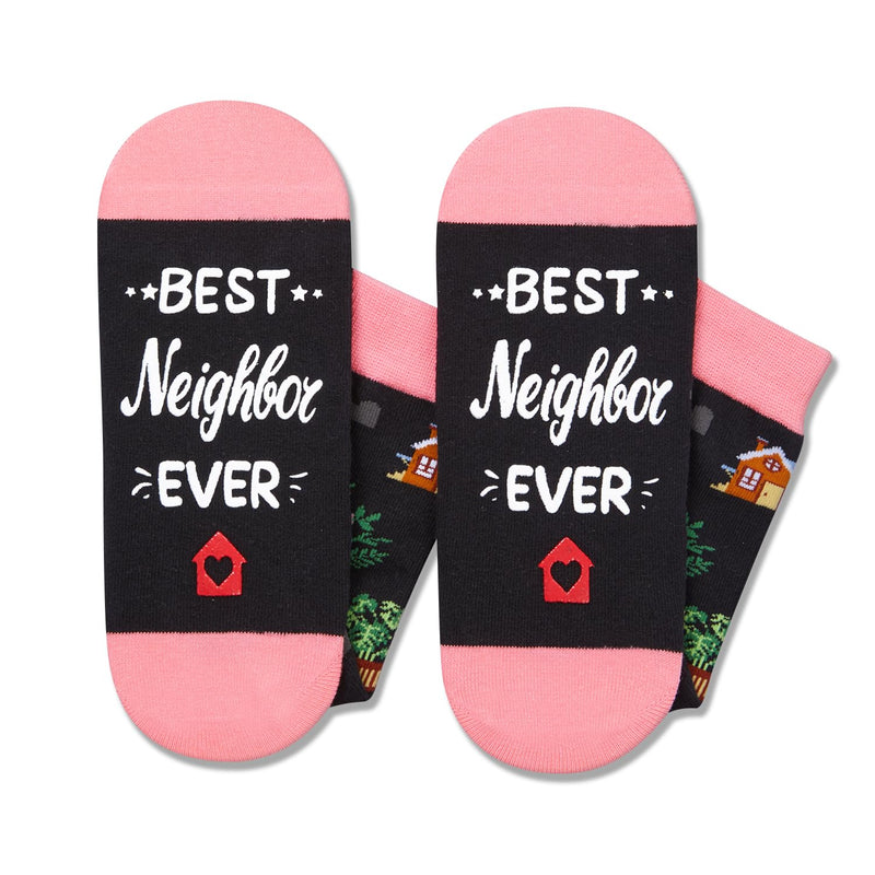 Neighbor Gifts Socks Ideas for Women - Hostess Gifts Women Men, House Warming Gifts New Home Holiday Gifts