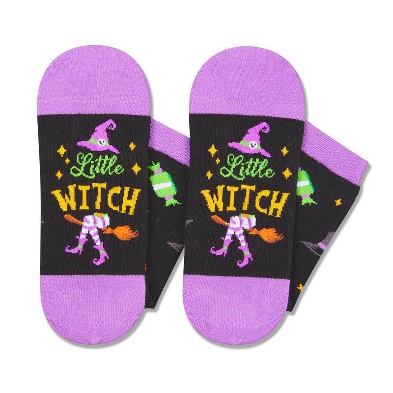 Funny Crazy Halloween Gifts for Women Men Teens, Witchy Horror Gifts for Boys Girls, Halloween Witch Spooky Socks