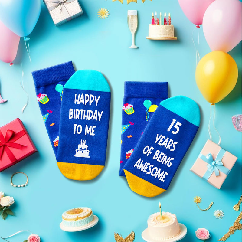 15th Birthday Gift Ideas Socks - Birthday Gifts for 15 Year Old Boys and Girls