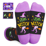 Funny Crazy Halloween Gifts for Women Men Teens, Witchy Horror Gifts for Boys Girls, Halloween Witch Spooky Socks