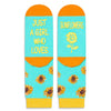 Sunflower Gifts for Girls Kids - Sunflower Socks, Sunshine Socks, Funny Plant Gifts, Kids Socks for Girls 7-9 Years Old