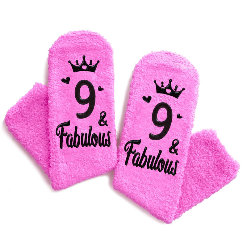 9th Birthday Gifts Ideas for Girls - Socks for Kids Age 9, Gifts for Nine Year Old Girls, Presents for 9 Year Old Girls