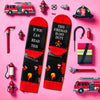 Funny Gifts for Men Women - Fireman Doctor Gifts, Baking Bakers Gifts, Fireman Doctor Baking Socks