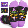 Halloween Socks Spooky Gifts For Boys Girls - Halloween Gifts for Kids 2-12 Years Old Witch Gifts Kids