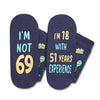 69th Years Old Birthday Gifts for Men - Socks for 69 Year Olds, Gift Ideas for 69 Year Old Man Woman, 69th Birthday Socks