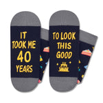 40th Birthday Gifts for Men - Socks for 40 Year Olds, Gift Ideas for 40 Year Old Man Woman, 40th Birthday Socks