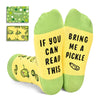 Fun Pickle Socks Boys Girls - Kids Socks 4-6 Years, Pickle Gifts