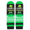 HAPPYPOP St. Patrick's Day Socks for Boy Girls - Irish Gifts, Shamrock Socks, Lucke Squad Green Socks, St Patricks Day Gifts 7-9 Year Old With Greeting Card