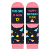 12th Birthday Gift Ideas for Girls - Socks for Kids Age 12, Presents for 12 Year Old Tween Girls, Gifts for 12 Year Old Preteen Girls