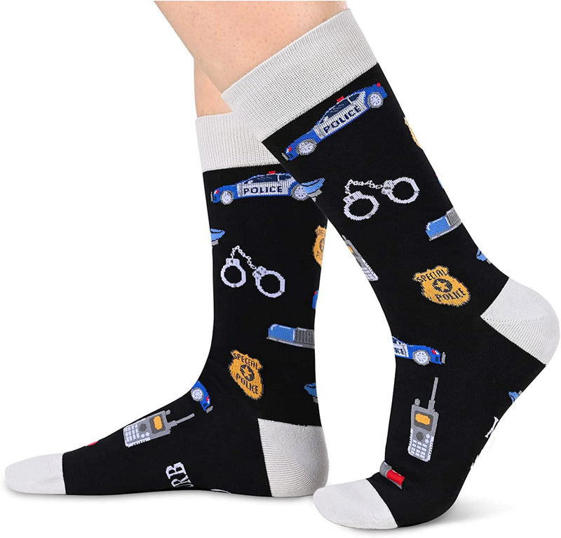 Funny Gifts For Women Men - Teacher Lawyer Social Worker Nurse Gifts, Volunteer Police Officer Socks