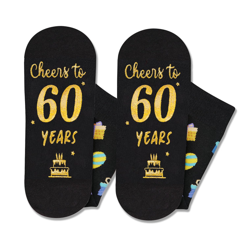 60th Years Old Birthday Gifts for Men - Socks for 60 Year Olds, 60th Birthday Socks, Gift Ideas for 60 Year Old Man Woman