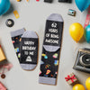 62nd Birthday Gift Ideas for Men Women - Socks for 62 Year Old Middle Aged Man Woman, Best Gifts for 62 Year Old Him Her Male Female