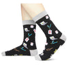 HAPPYPOP Employee Gifts Idea Socks For Men - Employee Appreciation Gifts for Men Women, Office Socks With Greeting Card