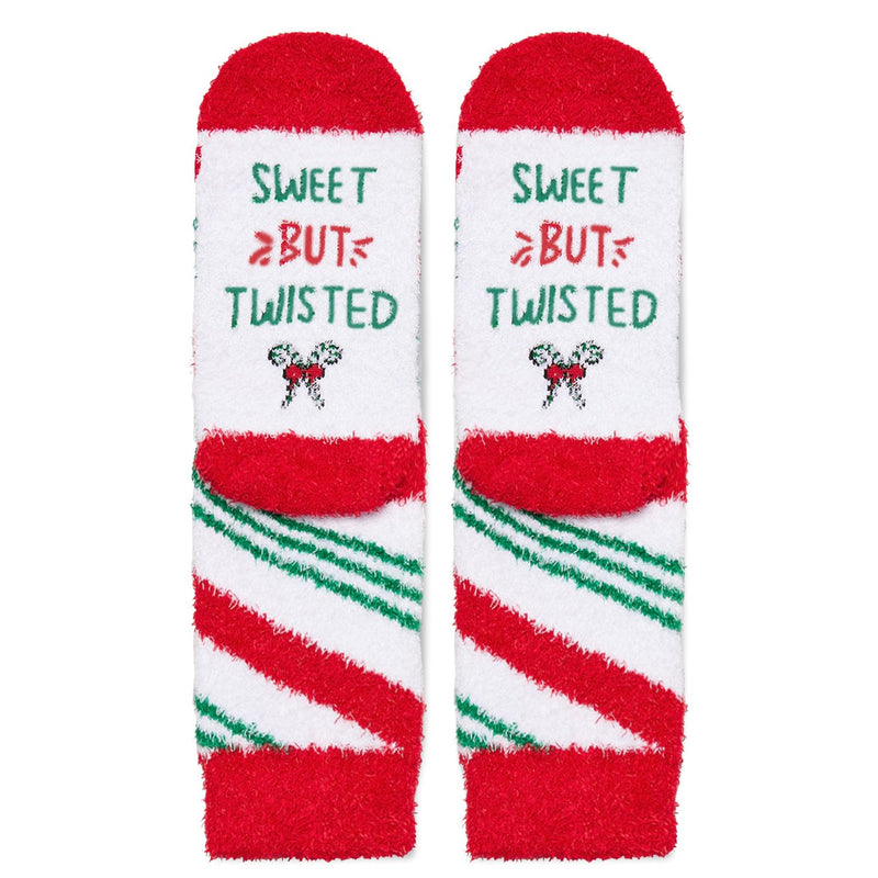 Christmas Gifts Candy Stocking Socks - Secret Santa Socks Kids Boys Girls, Xmas Stocking Stuffers for Teens 4-6 Years