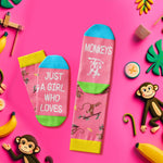 Monkey Gifts for Monkey Lovers - Funny Monkey Socks for Women, Funny Monkey Gifts for Teen Girls