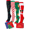 Christmas Gifts Stocking Socks for Women - Christmas Knee High Light Up Twisted Socks, Secret Santa Xmas Stocking Stuffers for Teen Girls