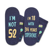 52nd Years Old Birthday Gifts for Men - Socks for 52 Year Olds, Gift Ideas for 52 Year Old Man Woman, 52nd Birthday Socks