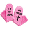 HAPPYPOP Christian Gifts Ideas Socks - Christian Easter Gifts Jesus Gifts, Serenity Prayer Gifts Faith, Christian Socks Religious Socks, Christmas Socks