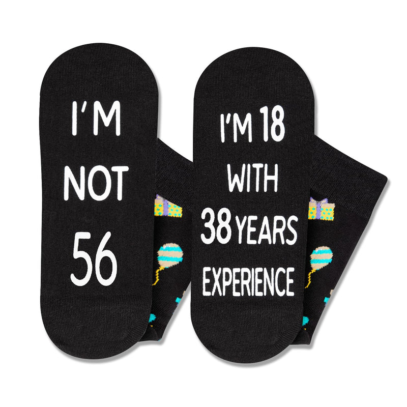 56th Years Old Birthday Gifts for Men - Socks for 56 Year Olds, Gift Ideas for 56 Year Old Man Woman, 56th Birthday Gifts