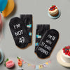 49th Years Old Birthday Gifts for Men - Socks for 49 Year Olds, Gift Ideas for 49 Year Old Man Woman, 49th Birthday Gifts