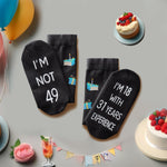 49th Years Old Birthday Gifts for Men - Socks for 49 Year Olds, Gift Ideas for 49 Year Old Man Woman, 49th Birthday Gifts