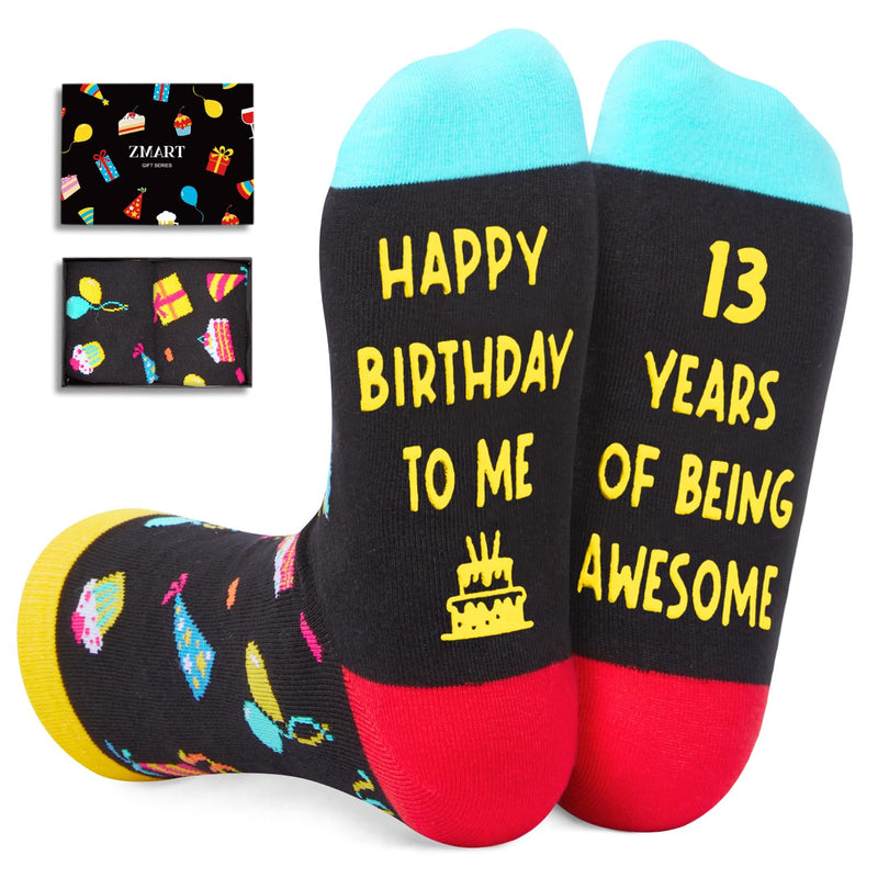 13th Birthday Gift Ideas Socks - 13th Birthday Presents Socks for 13 Year Old Boys Girls, Gift Ideas for 13 Year Old Teens