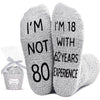 80th Birthday Gift Ideas for Men - Socks for 80 Year Old Birthday, Gifts For Old Men in their 80s