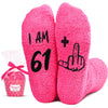 62nd Birthday Gifts for Women, Best Gifts for 62 Year Old Woman, 62 Year Old Gifts, Socks for Her Female