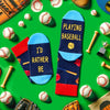 HAPPYPOP Gifts For Kids Boys Girls - Basketball Baseball Hockey Football Softball Gifts, Skater Ballerina Socks 13-18 Years