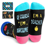 Teacher Appreciation Gifts Ideas - Teacher Socks for Men Women, Funny Teacher Gifts for Male Female Teachers, Teacher Christmas Gifts