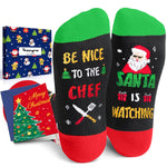 Christmas Gifts Stocking Socks For Men - Secret Santa Socks Xmas Stocking Stuffers For Him Dad Chef Cooker