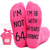 64th Birthday Socks 64th Birthday Gifts for Women, Gifts for 64 Year Old Woman, 64th Birthday Gifts for 64 Year Old Female Her