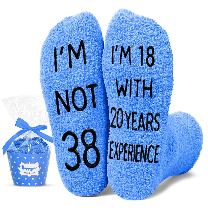 38th Years Old Birthday Gifts - Gifts for Guys in Their 38s, Gift Ideas for 38 Year Old Man Woman, 38th Birthday Socks for Men Women