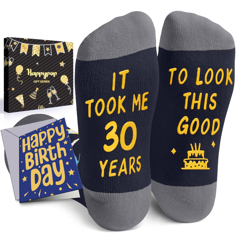 30th Years Old Birthday Gifts - Socks for 30 Year Olds, Best Gifts for 30 Year Old Woman Man, Gift Ideas for 30 Year Olds