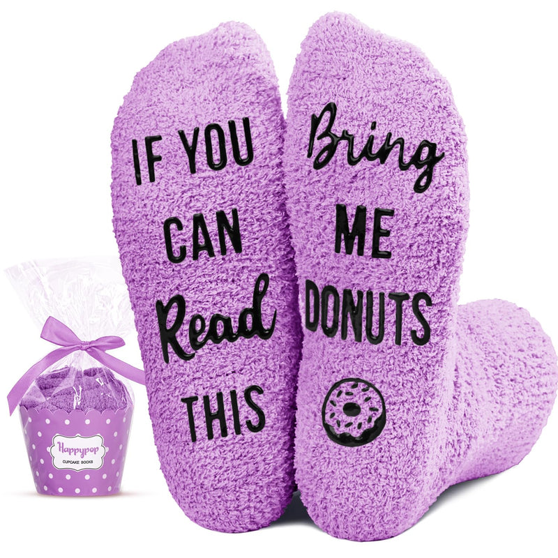 Donut Socks Women, Donut Gifts Donut Lover Gifts, If You Can Read This