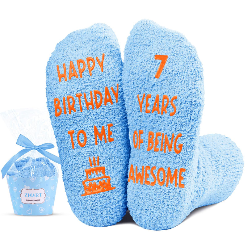 7th Birthday Gift Ideas Socks - Presents for 7 Year Old Girls Boys, Seven Year Old Gifts